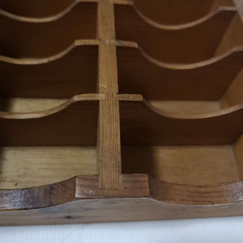 Vintage Wood Card Holder