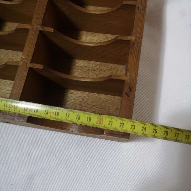 Vintage Wood Card Holder