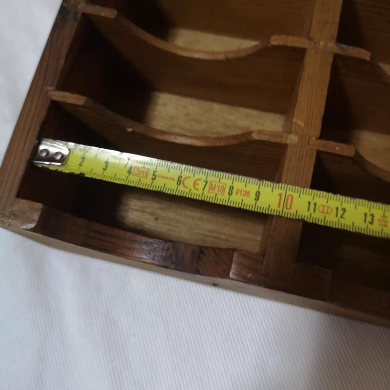 Vintage Wood Card Holder
