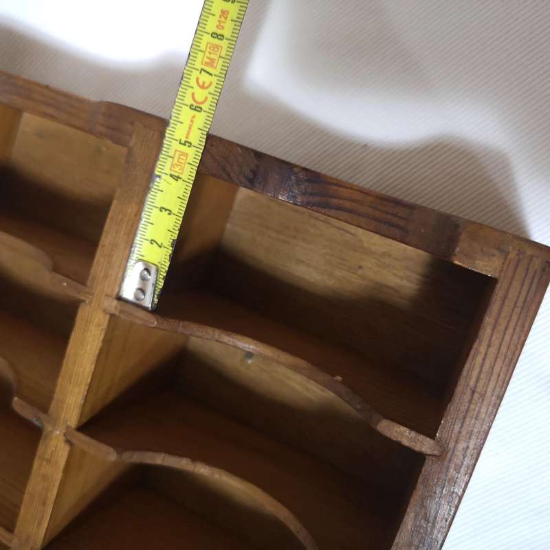 Vintage Wood Card Holder