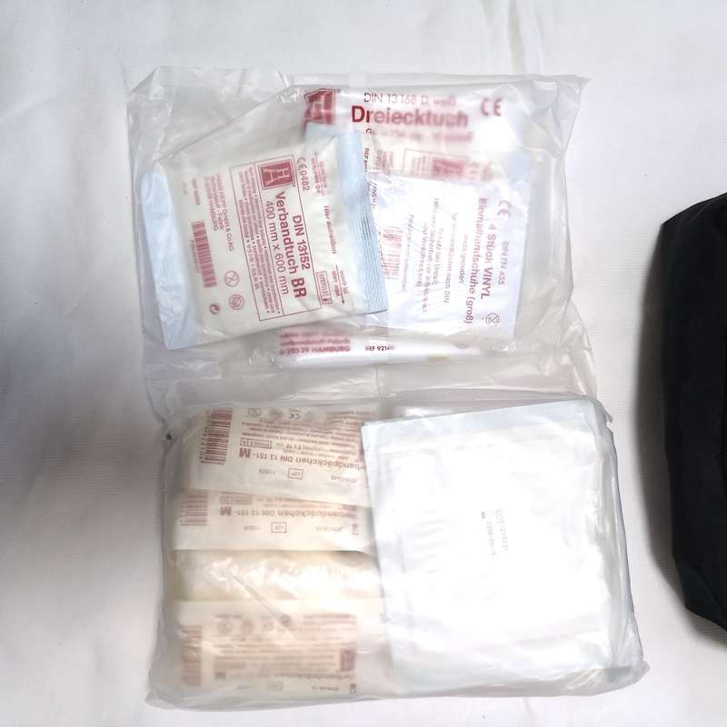 BMW Universal First Aid Emergency Medical Kit Pouch Black 7 261 178