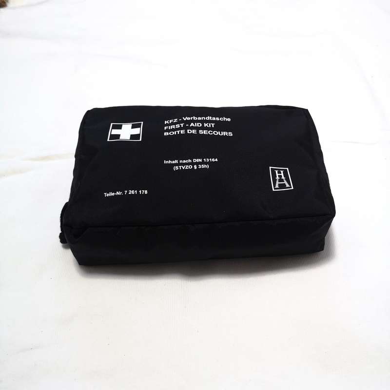 BMW Universal First Aid Emergency Medical Kit Pouch Black 7 261 178