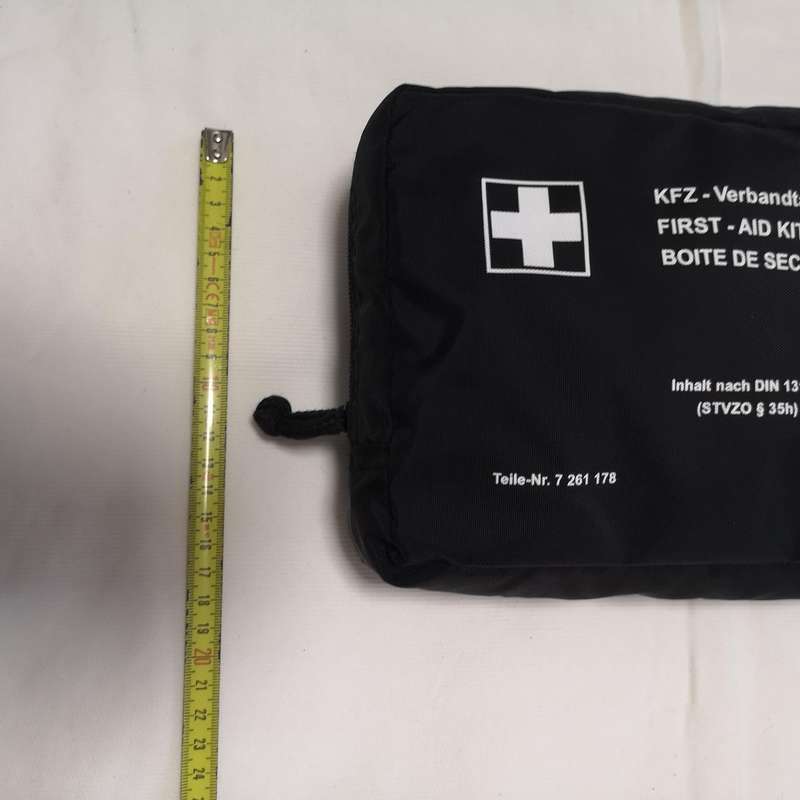 BMW Universal First Aid Emergency Medical Kit Pouch Black 7 261 178
