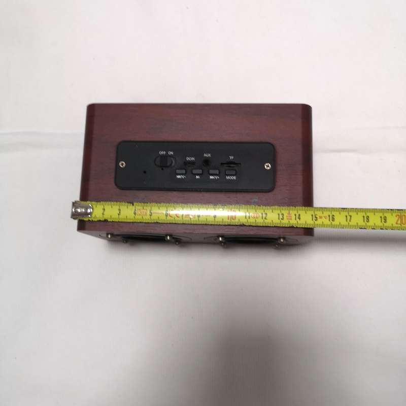 Bacardi Retro Bluetooth Speaker, Wood finish