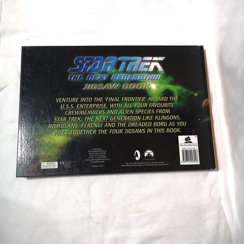 Star Trek Next Generation Jigsaw Puzzle Book (Board Book, 2004)