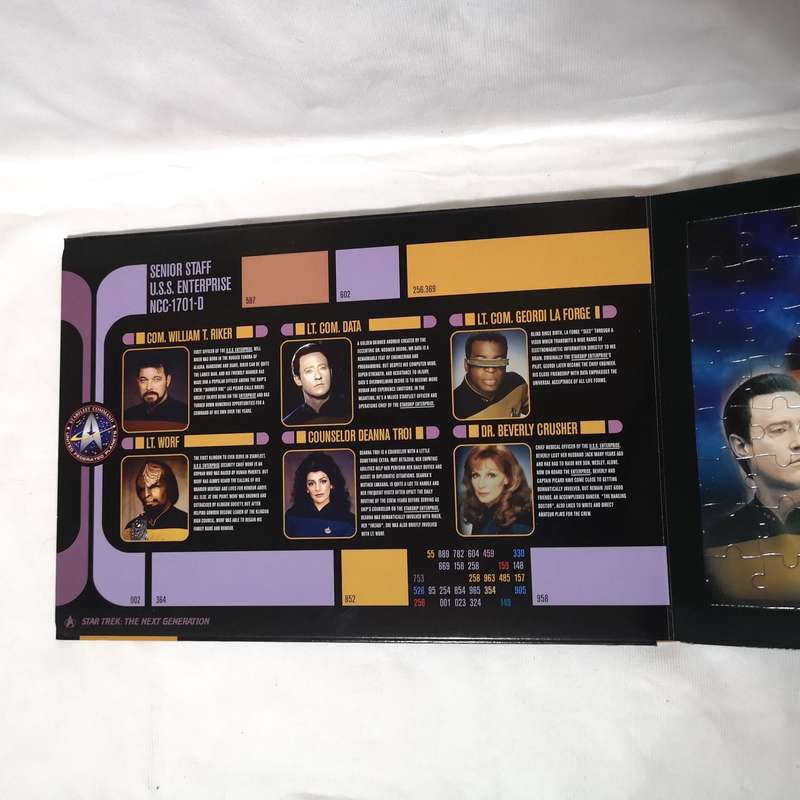 Star Trek Next Generation Jigsaw Puzzle Book (Board Book, 2004)