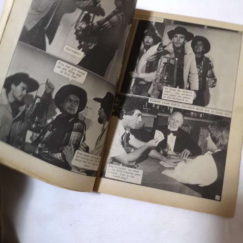 Die Swart Luiperd Afrikaans photo comic book- 3 Editions. Rare