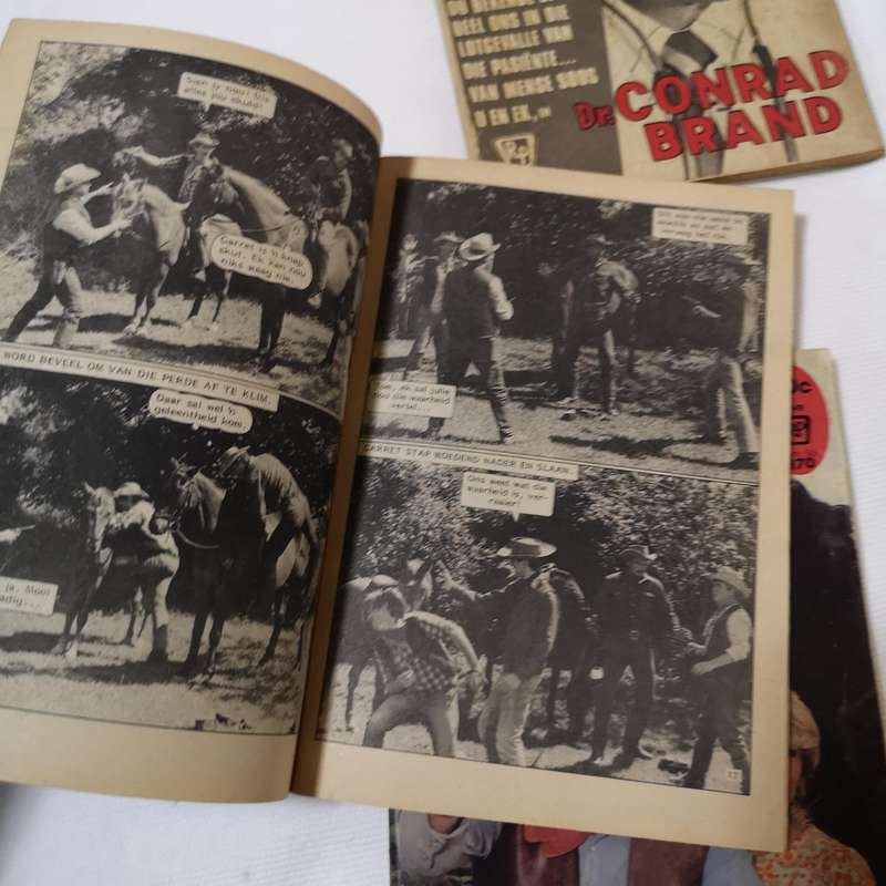 Vintage Afrikaans photo comic book - KID die swerwer