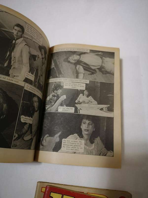Vintage Afrikaans photo comic book - KID die swerwer