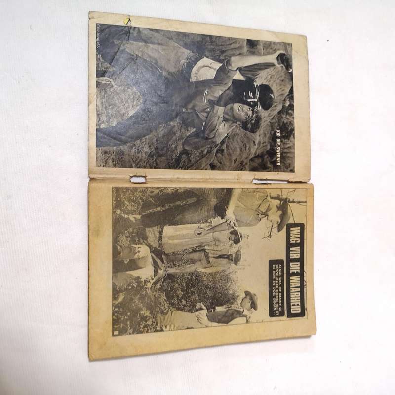 Vintage Afrikaans photo comic book - KID die swerwer