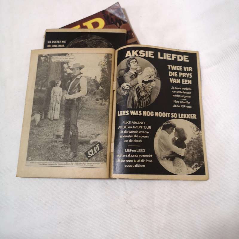 Vintage Afrikaans photo comic book - KID die swerwer