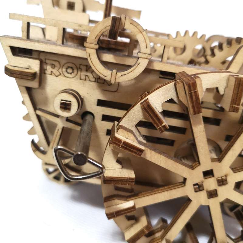 MECHANICAL AIRSHIP WOODEN KIT  ROBOTIME TOYS