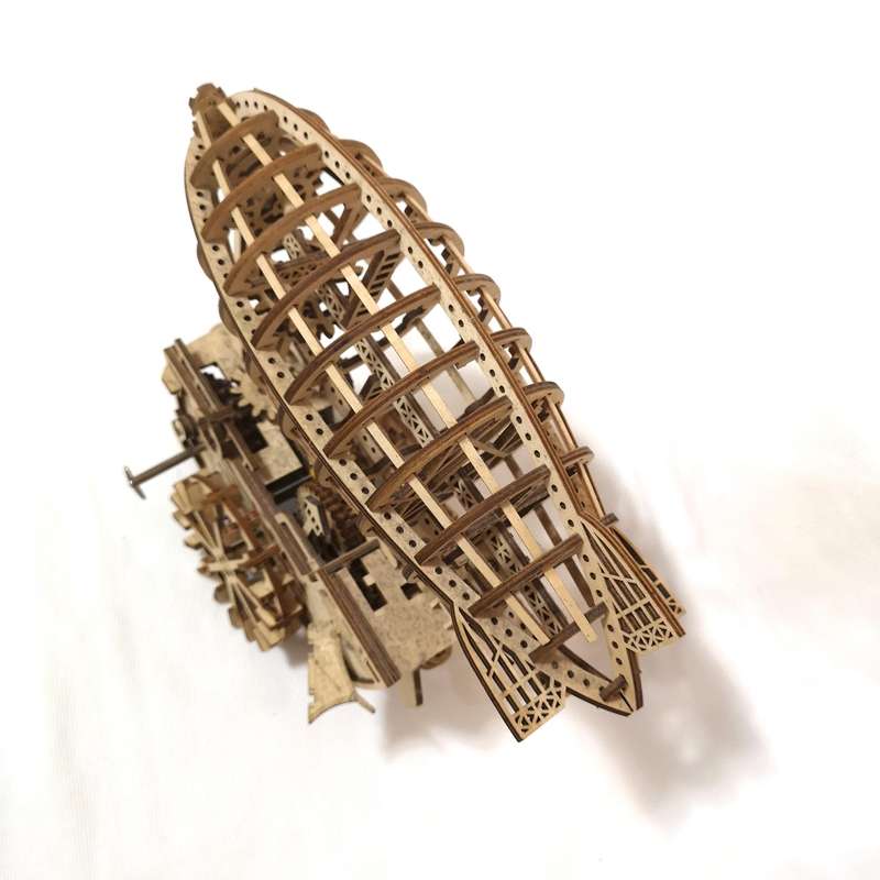 MECHANICAL AIRSHIP WOODEN KIT  ROBOTIME TOYS
