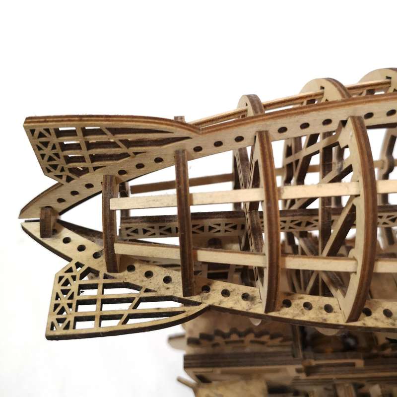 MECHANICAL AIRSHIP WOODEN KIT  ROBOTIME TOYS