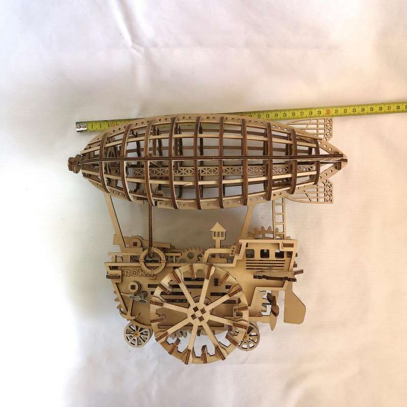 MECHANICAL AIRSHIP WOODEN KIT  ROBOTIME TOYS