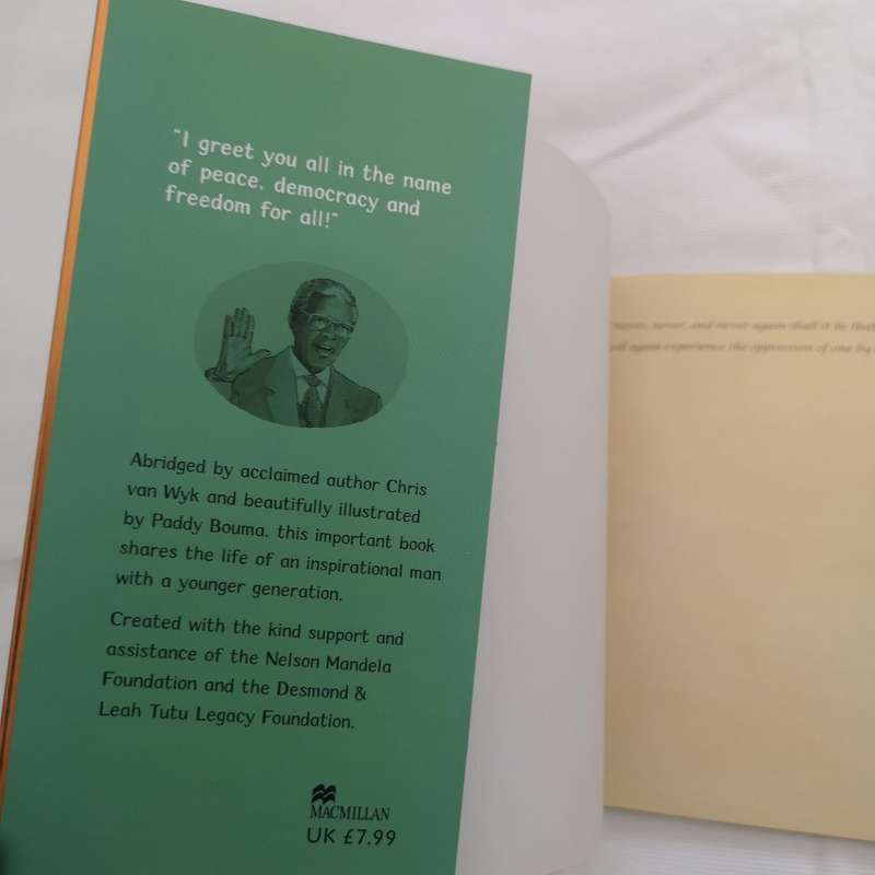 Long Walk To Freedom- Picture Book- Bronze colour cover.