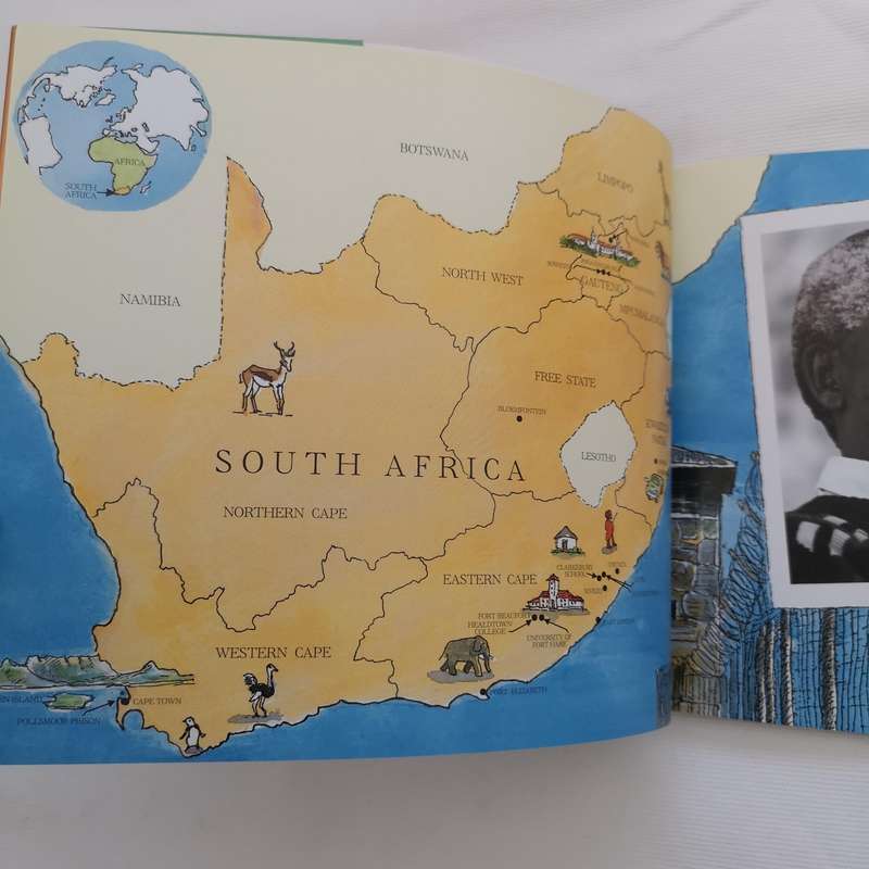 Long Walk To Freedom- Picture Book- Bronze colour cover.