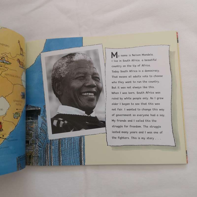 Long Walk To Freedom- Picture Book- Bronze colour cover.