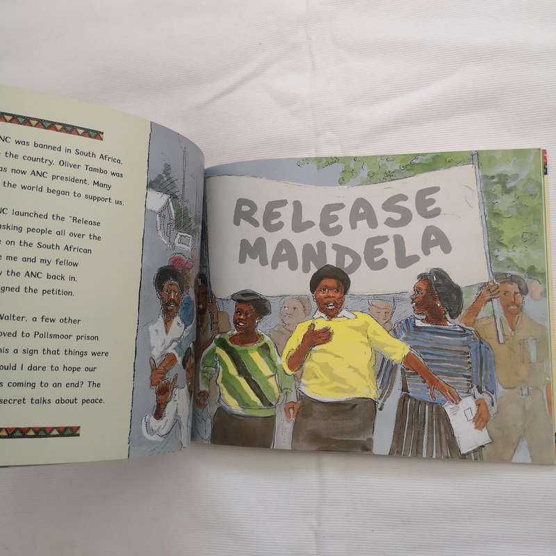 Long Walk To Freedom- Picture Book- Bronze colour cover.