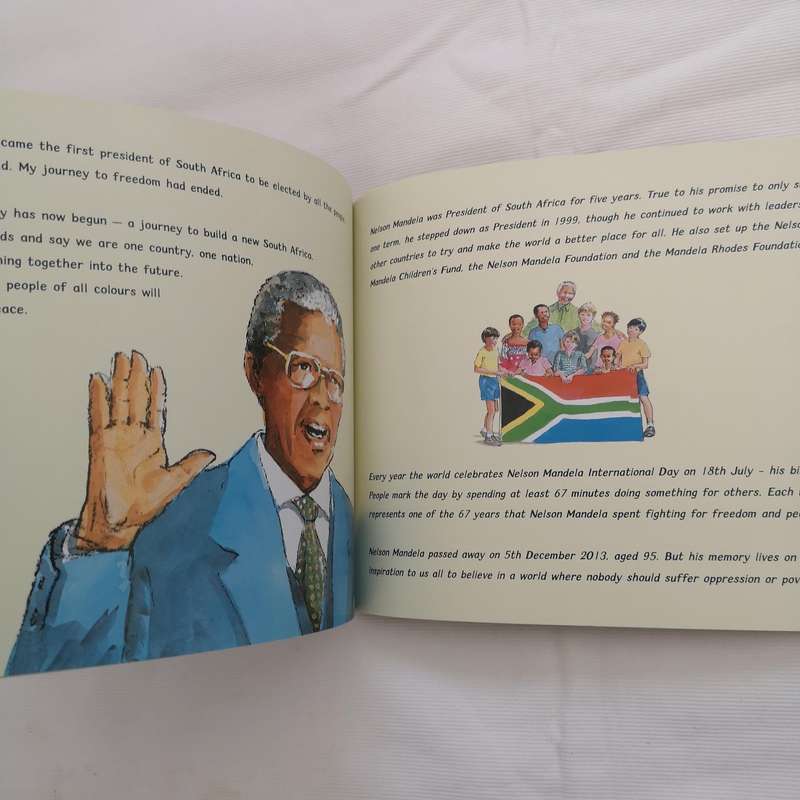 Long Walk To Freedom- Picture Book- Bronze colour cover.