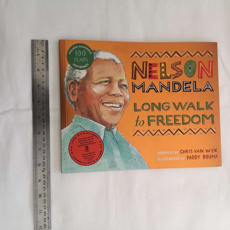 Long Walk To Freedom- Picture Book- Bronze colour cover.