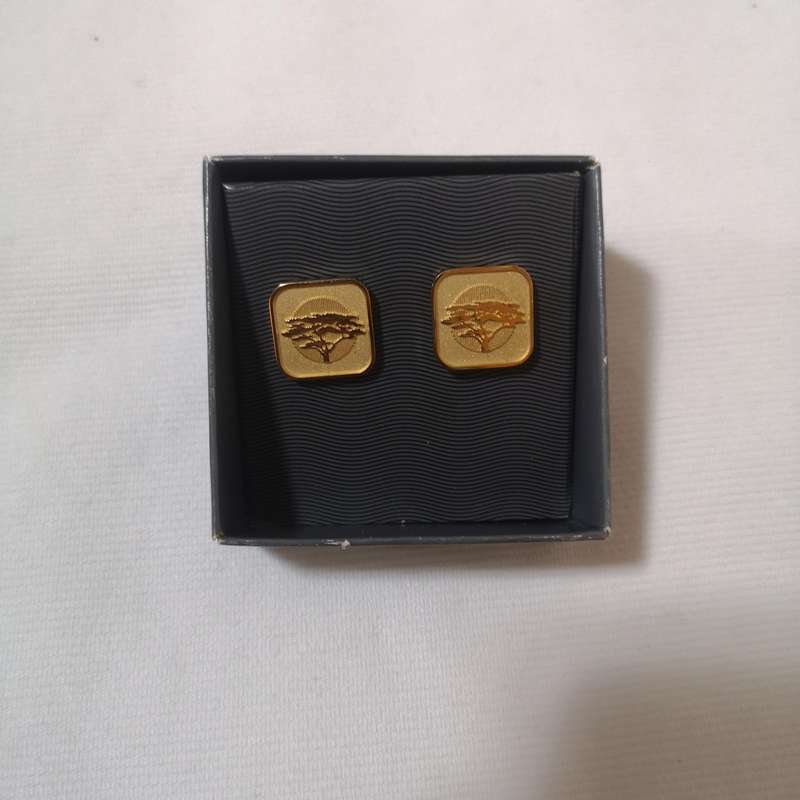 First National Bank Cuff Links- Vintage- Like New
