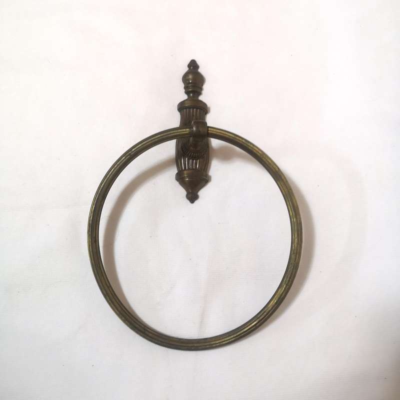 Vintage Brass Towel Ring