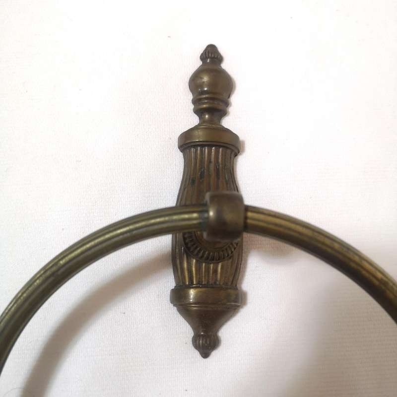 Vintage Brass Towel Ring