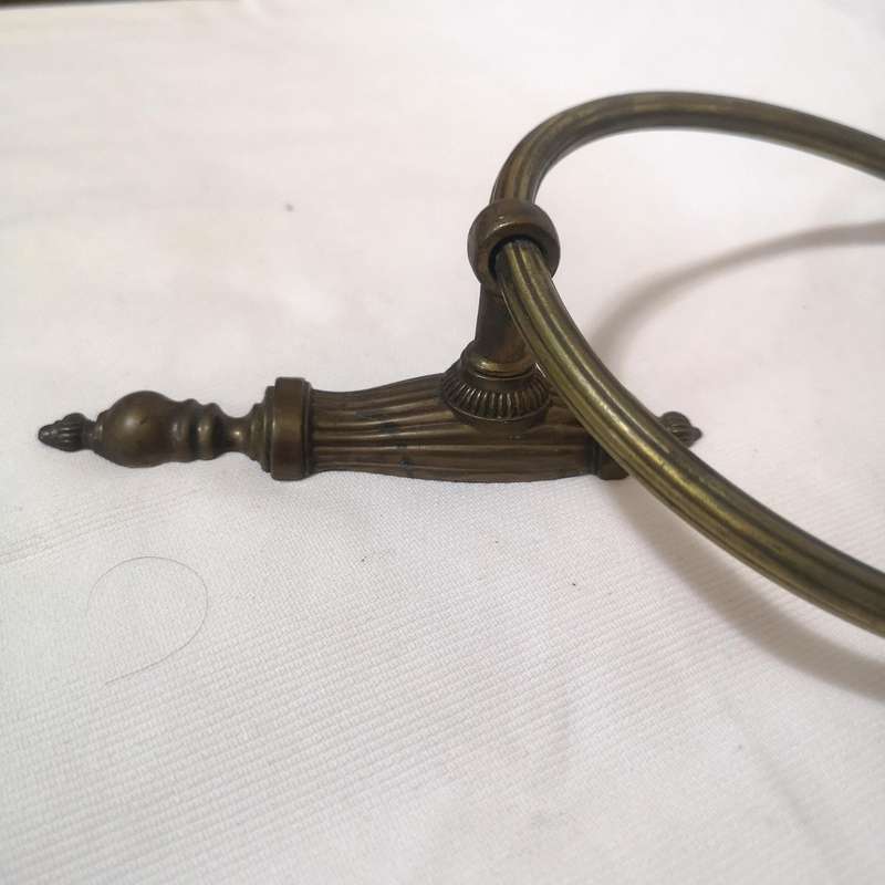 Vintage Brass Towel Ring