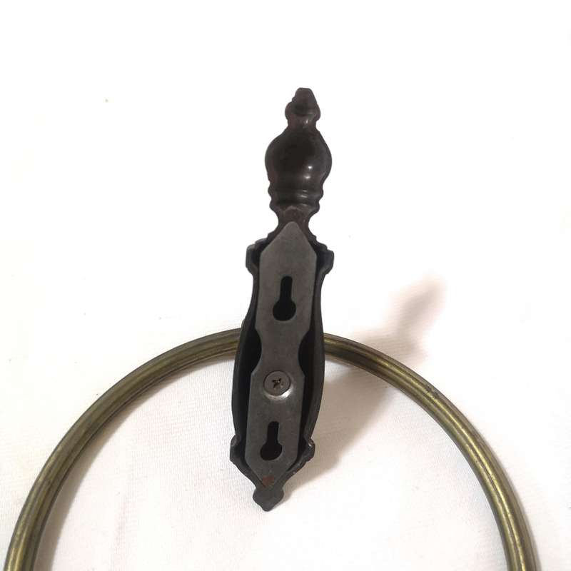 Vintage Brass Towel Ring