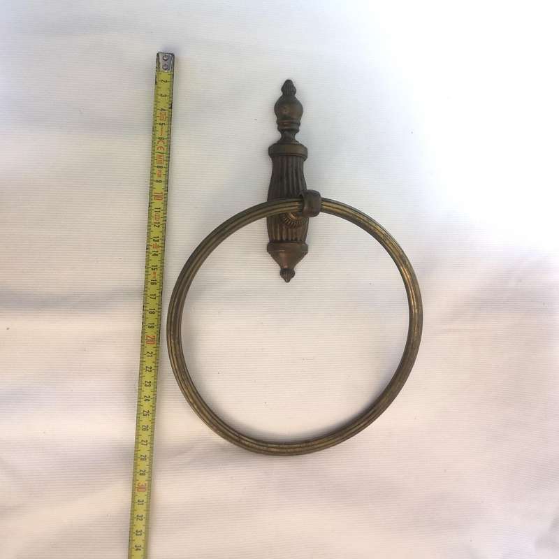 Vintage Brass Towel Ring