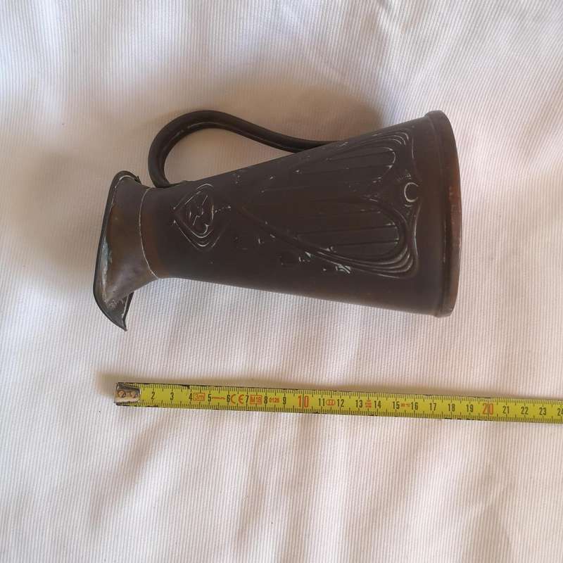 Antique JS&S Solid Copper Made in England Pitcher