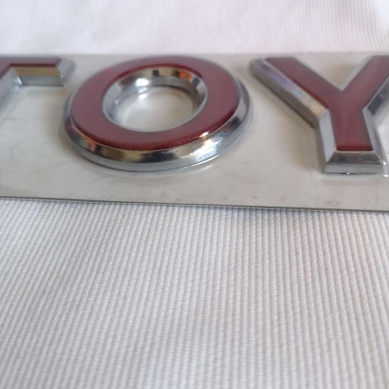 TOYOTA Vintage Badge (Large) for Lorry Tailgate
