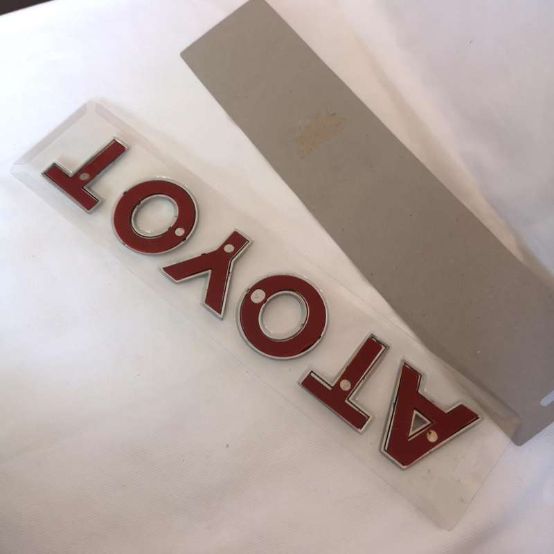 TOYOTA Vintage Badge (Large) for Lorry Tailgate