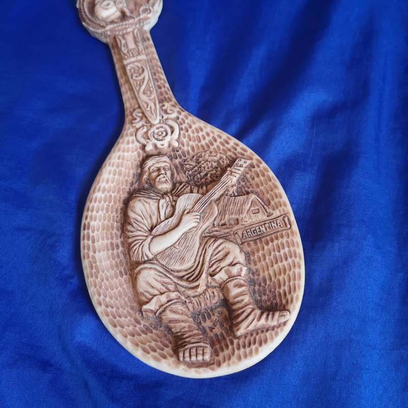 Vintage Large Spoon Decor from Argentina