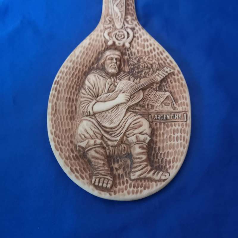 Vintage Large Spoon Decor from Argentina