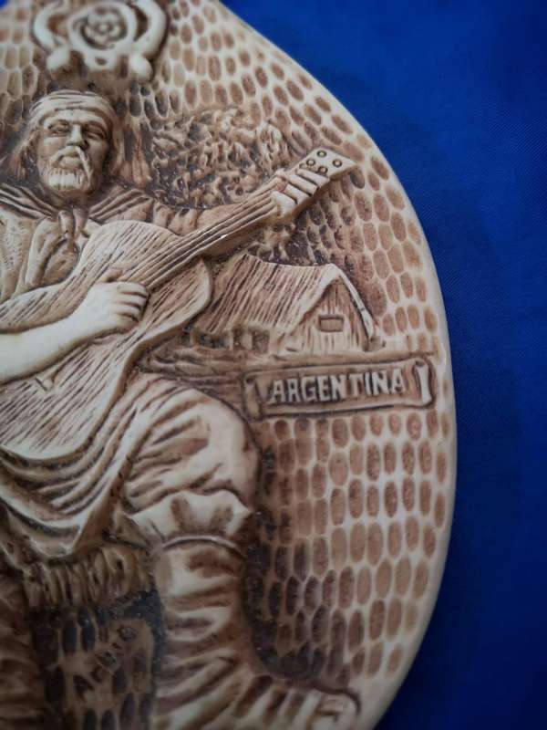 Vintage Large Spoon Decor from Argentina