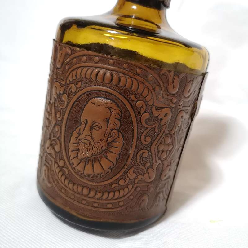 Vintage Spanish Leather Wrapped Decanter