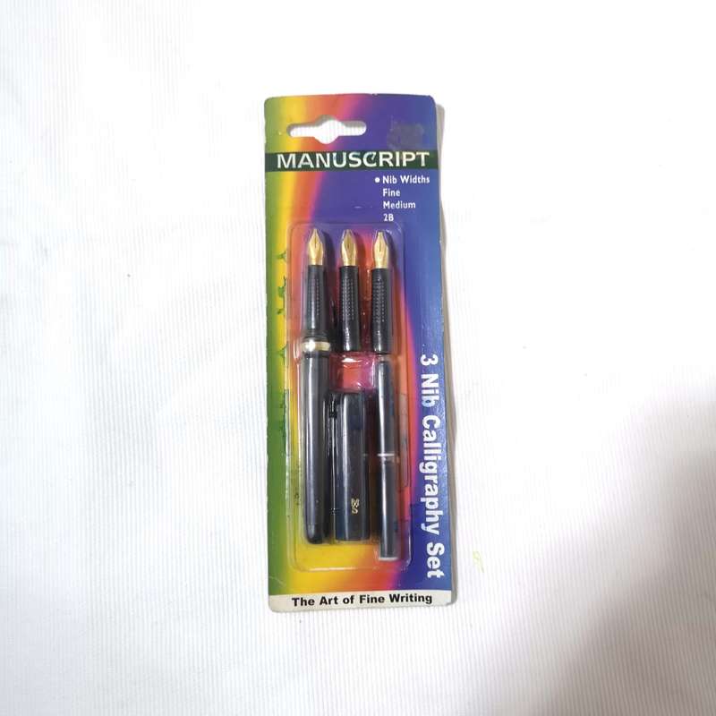 Manuscript England- 3 Nib Calligraphy Set- Vintage