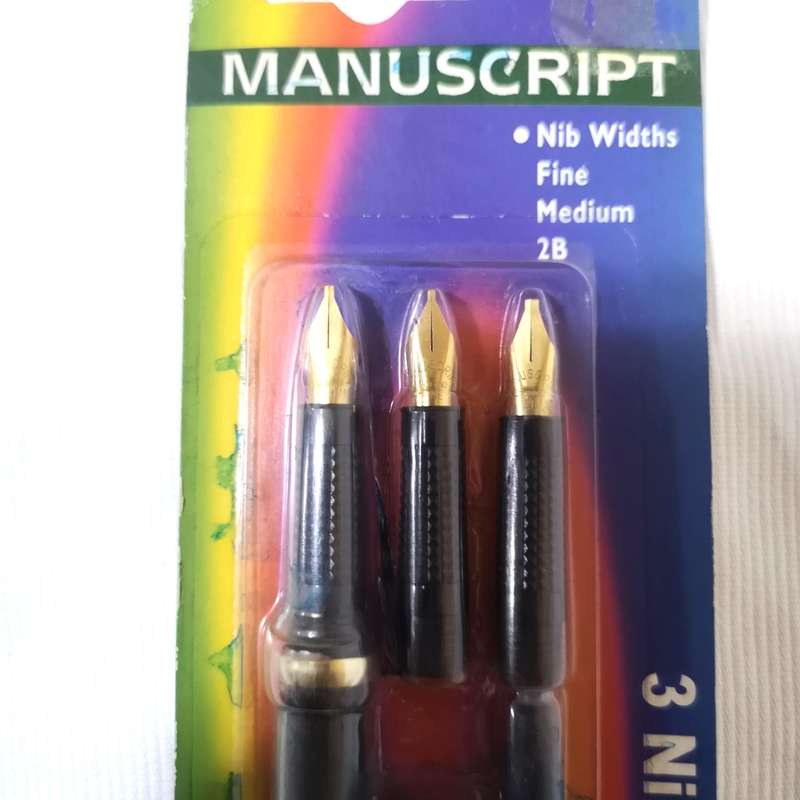 Manuscript England- 3 Nib Calligraphy Set- Vintage