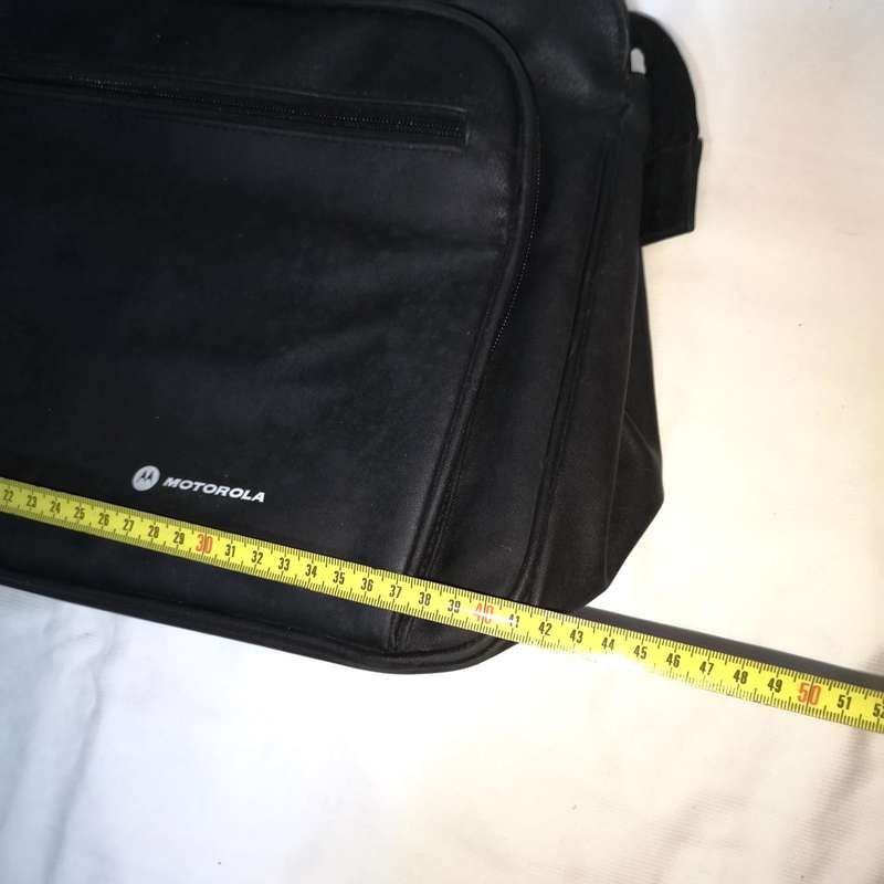 Motorolla Vintage Multi compartment Laptop Bag. Ideal for IT Tech