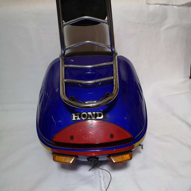 Vintage Honda CB750F Luggage Rack with storage Compartment and seat back