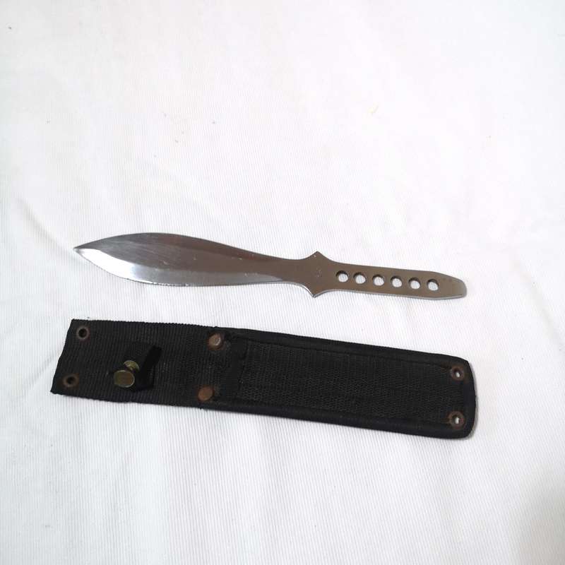 Throwing Knife Dagger With Nylon Sheath- Vintage