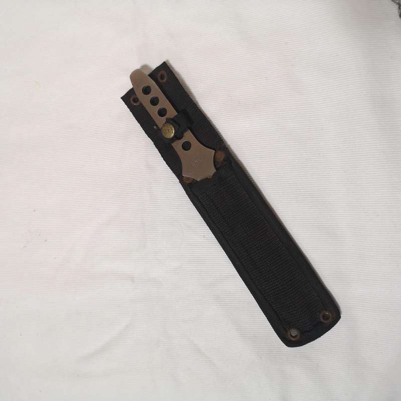 Throwing Knife Dagger With Nylon Sheath- Vintage