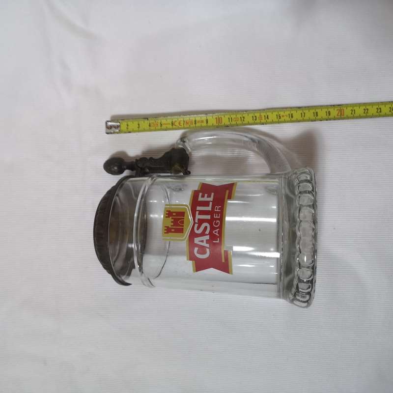Rare Castle Pewter Lidded Stein- Made in West Germany BMF