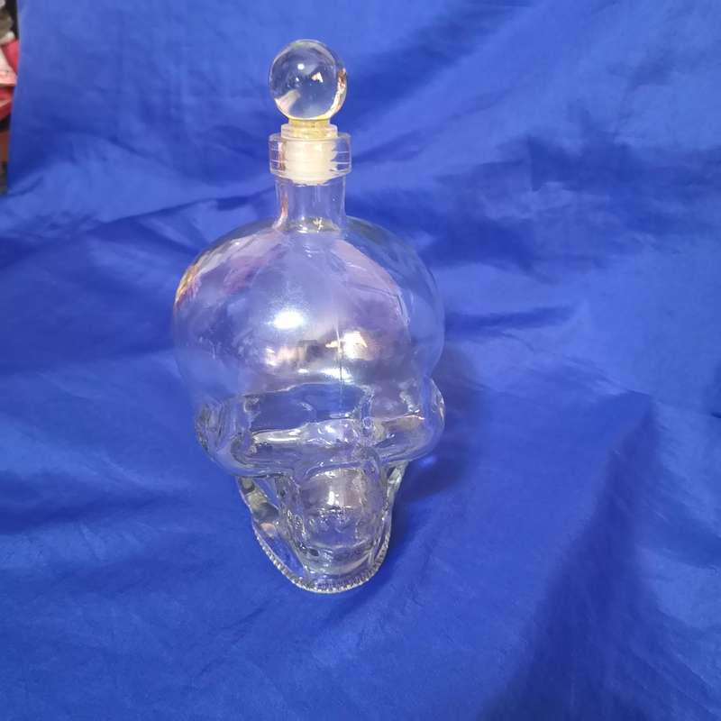 Skull Head Decanter- Vintage