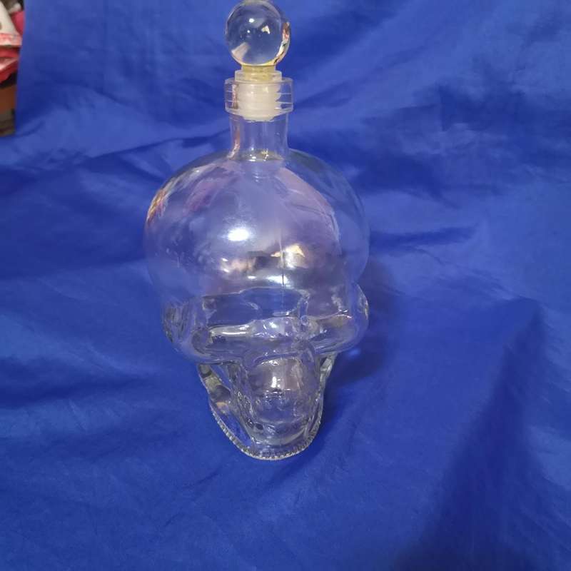 Skull Head Decanter- Vintage
