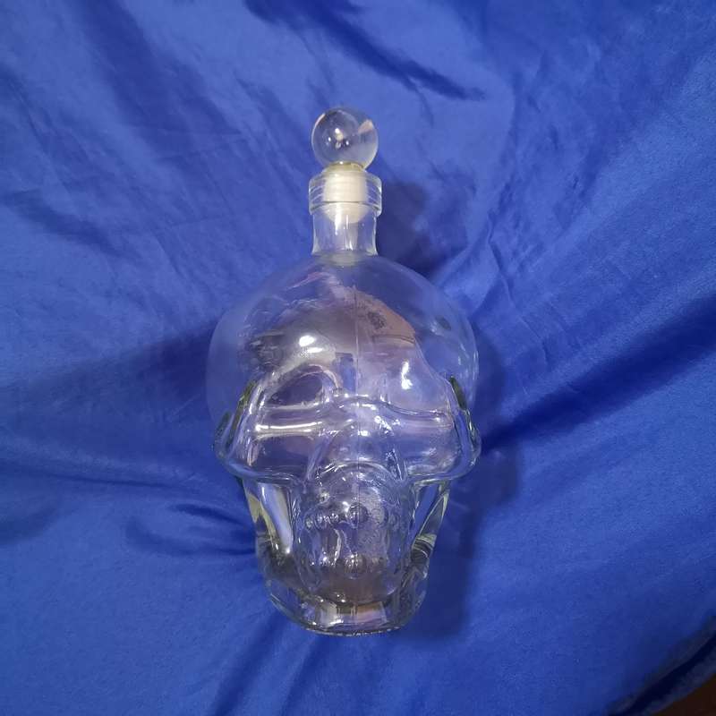 Skull Head Decanter- Vintage