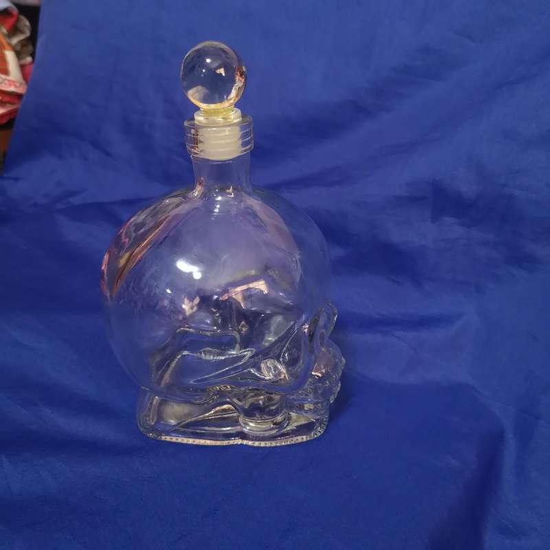 Skull Head Decanter- Vintage