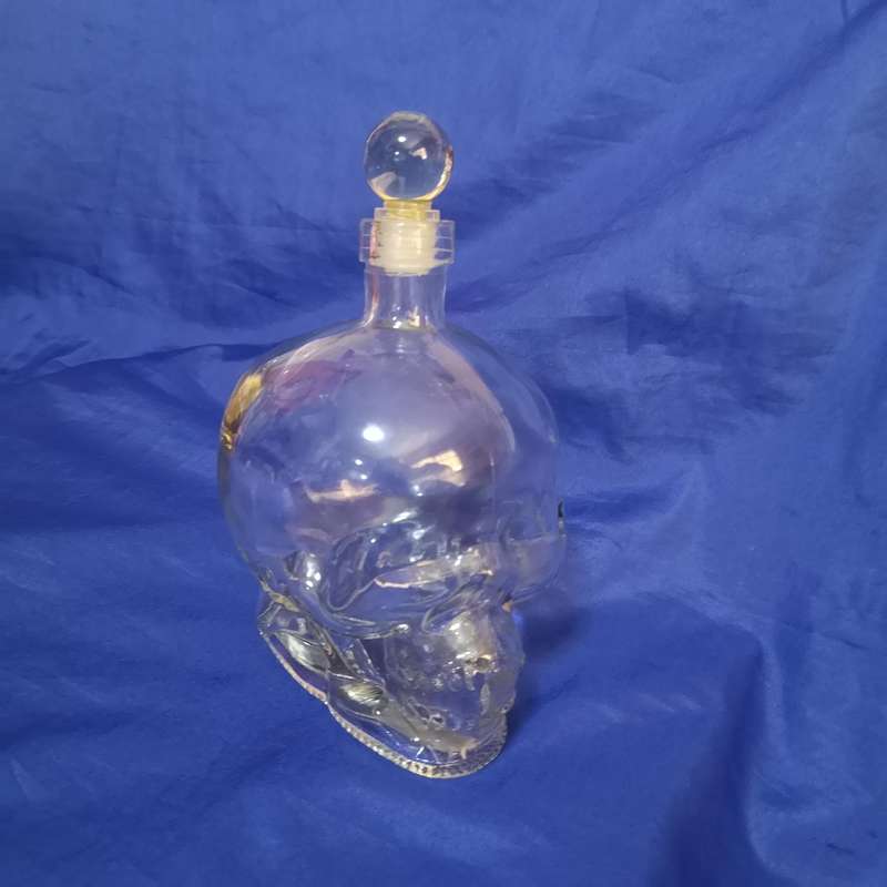 Skull Head Decanter- Vintage